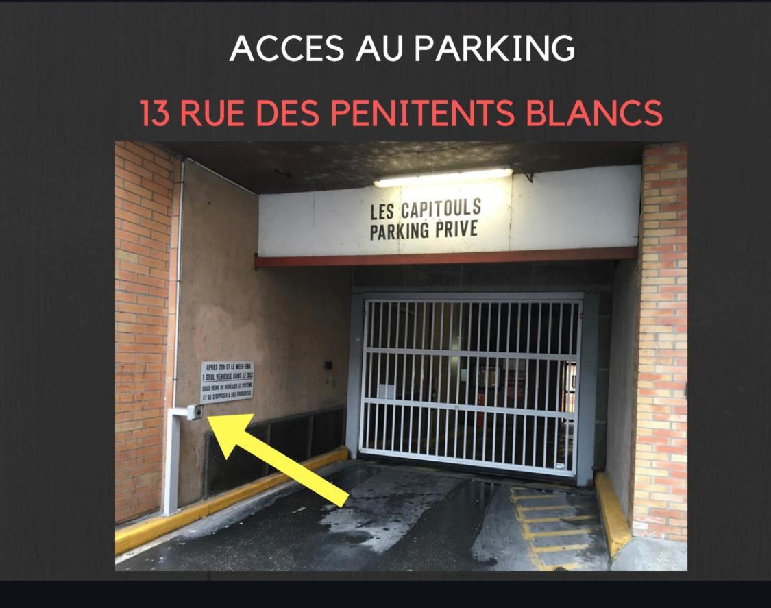 Hyper-Centre Historique Avec Possibilite De Reservation Parking Toulouse Eksteriør bilde
